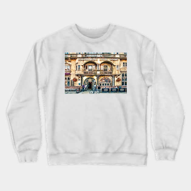 The Philharmonic Pub Liverpool Crewneck Sweatshirt by Tarrby